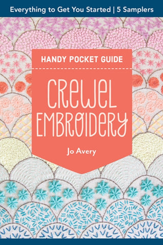 Cover image for 9781644036013 - Crewel Embroidery Handy Pocket Guide