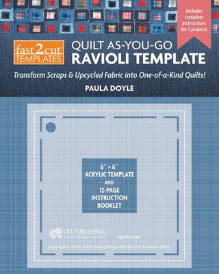 Cover image for 9781644036174 - fast2cut Quilt As-You-Go Ravioli Template