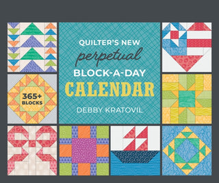 Cover image for 9781644036341 - Quilter's New Perpetual Block-a-Day Calendar