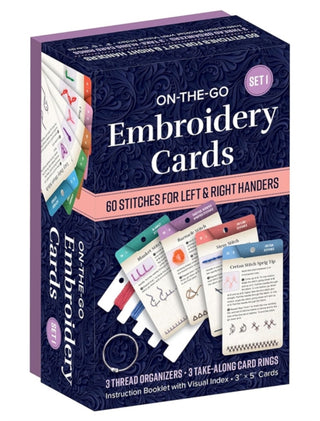 Cover image for 9781644036730 - On-The-Go Embroidery Cards Set 1