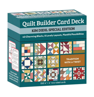 Cover image for 9781644037348 - Quilt Builder Card Deck Kim Diehl Special Edition
