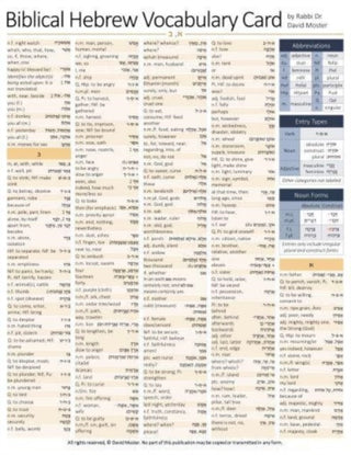 Cover image for 9781646022250 - Biblical Hebrew Vocabulary Card