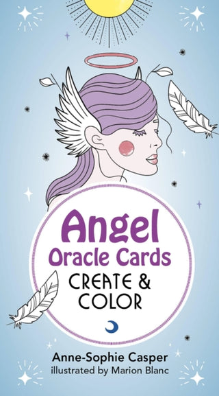 Supplemental image for 9781646044108 - Angel Oracle Cards: Create and Color