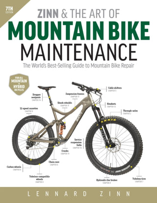 Cover image for 9781646048144 - Zinn and the Art of Mountain Bike Maintenance, 7th Edition