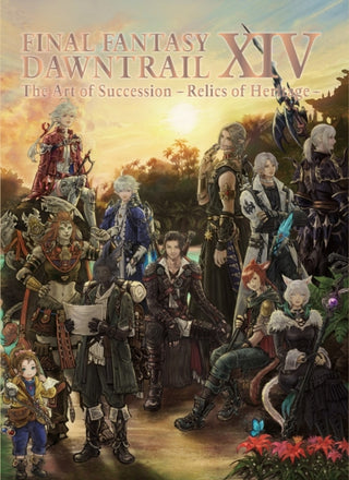 Cover image for 9781646093601 - Final Fantasy XIV: Dawntrail -- The Art of Succession -Relics of Heritage-