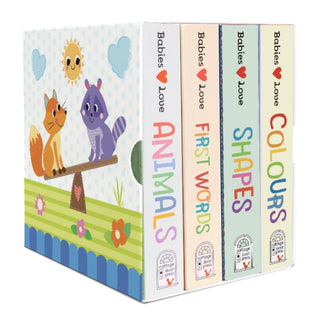 Cover image for 9781646382019 - Babies Love Lift a Flap 4 book box set