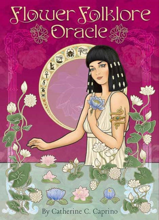 Cover image for 9781646712434 - Flower Folklore Oracle: Wisdom of the Flowers