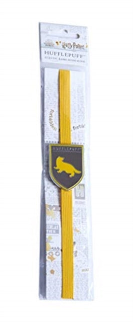 Supplemental image for 9781647222567 - Harry Potter: Hufflepuff Elastic Band Bookmark
