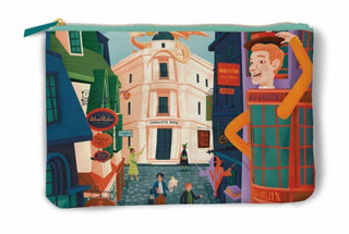 Supplemental image for 9781647223496 - Harry Potter: Exploring Diagon Alley Accessory Pouch