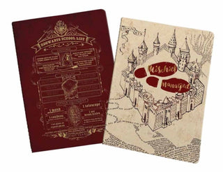 Supplemental image for 9781647228057 - Harry Potter: Welcome To Hogwarts Traveler's Notebook Set
