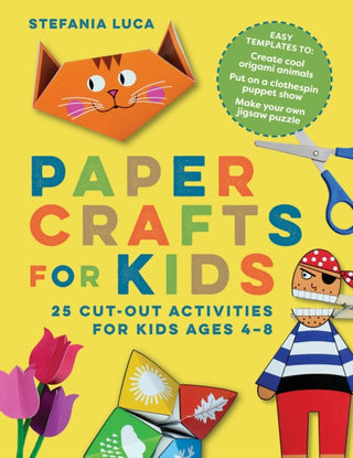 Cover image for 9781647391072 - Paper Crafts for Kids