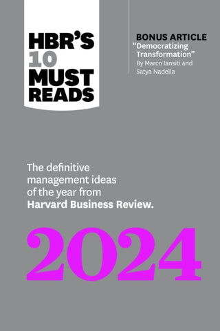 Cover image for 9781647825782 - HBR's 10 Must Reads 2024