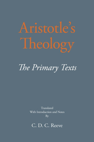 Cover image for 9781647920814 - Aristotle's Theology