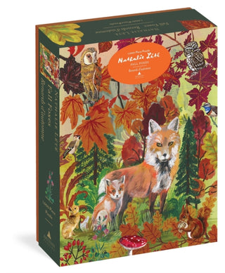 Supplemental image for 9781648291760 - Nathalie Lete: Fall Foxes 1,000-Piece Puzzle