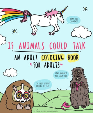 Supplemental image for 9781648411250 - If Animals Could Talk: An Adult Coloring Book for Adults