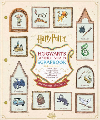 Cover image for 9781667206202 - Harry Potter School Years Scrapbook