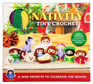 Cover image for 9781667210766 - Nativity Tiny Crochet