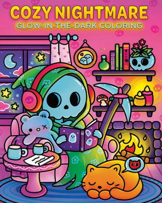 Cover image for 9781667211305 - Cozy Nightmare Glow-in-the-Dark Coloring