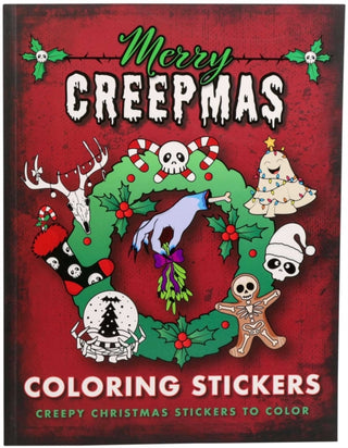 Cover image for 9781667213019 - Merry Creepmas Coloring Stickers