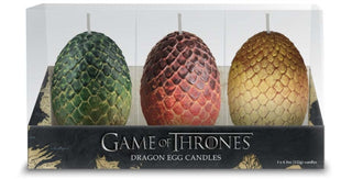 Supplemental image for 9781682983218 - Game of Thrones: Sculpted Dragon Egg Candles