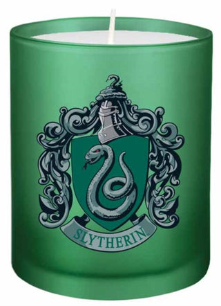 Supplemental image for 9781682984949 - Harry Potter: Slytherin Glass Votive Candle