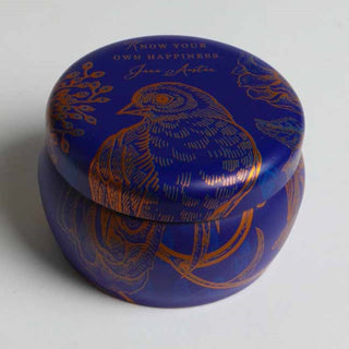 Cover image for 9781682986479 - Jane Austen: Know Your Own Happiness Scented Tin Candle (3oz)