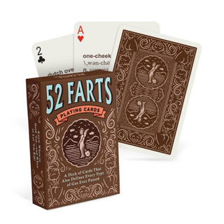 Supplemental image for 9781683492474 - Knock Knock 52 Farts Playing Cards Deck