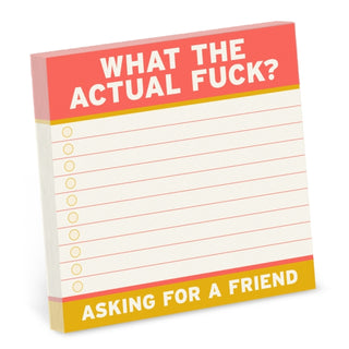 Cover image for 9781683493143 - Knock Knock Actual Fuck Sticky Notes (4 x 4-inches)