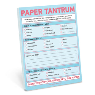 Cover image for 9781683493693 - Knock Knock Paper Tantrum Nifty Note Pad (Pastel Version)