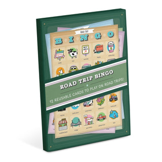 Cover image for 9781683493808 - Knock Knock Roadtrip Bingo, 12 Reusable Cards for Road Trips