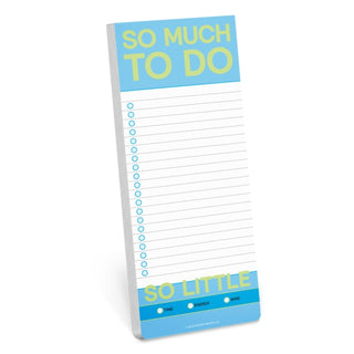 Cover image for 9781683493891 - Knock Knock So Much to Do Make-a-List Pad