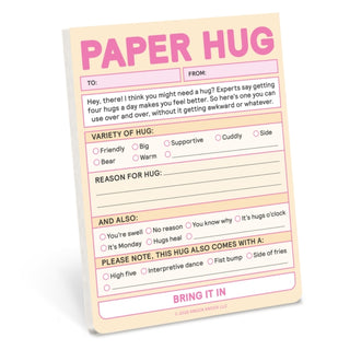 Cover image for 9781683494324 - Knock Knock Paper Hug Nifty Note (Pastel Version)
