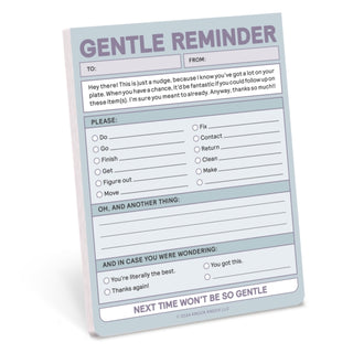 Cover image for 9781683494843 - Knock Knock Gentle Reminder Nifty Note (Pastel Version)