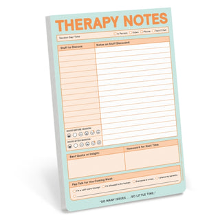 Cover image for 9781683494850 - Knock Knock Therapy Notes Pad (Pastel Version)