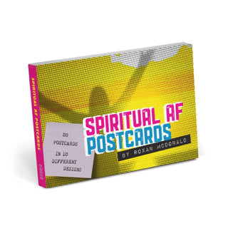 Cover image for 9781683494881 - Knock Knock Spiritual AF Postcard Book