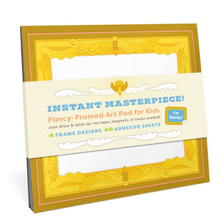 Supplemental image for 9781683495055 - Knock Knock Kids Sticky Art Frames Pad