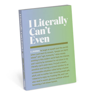 Cover image for 9781683495338 - Knock Knock Literally Can’t Even Mini Inner Truth Journal (Pastel Version)