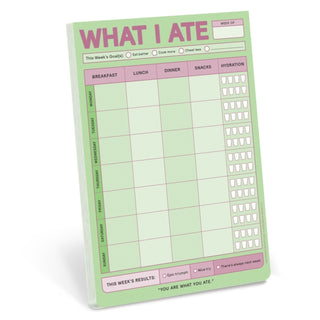 Cover image for 9781683495482 - Knock Knock What I Ate Pad (Pastel Version)