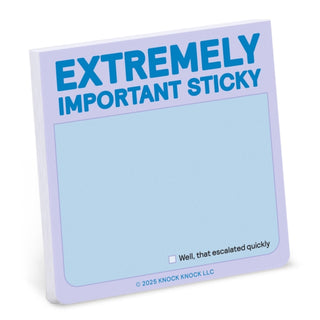 Cover image for 9781683496182 - Extremely Important Sticky Note