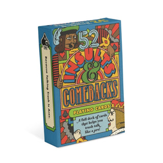 Cover image for 9781683496229 - 52 Insults & Comebacks Playing Cards