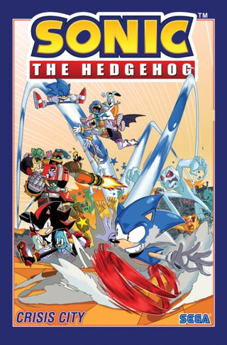 Cover image for 9781684056170 - Sonic The Hedgehog, Volume 5: Crisis City