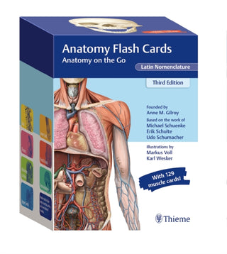 Cover image for 9781684202225 - Anatomy Flash Cards, Latin Nomenclature