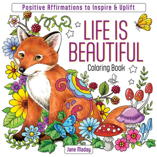 Cover image for 9781684621040 - Life Is Beautiful Coloring Book
