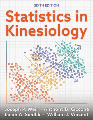 Cover image for 9781718227675 - Statistics in Kinesiology