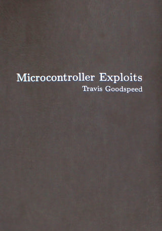 Cover image for 9781718503885 - Microcontroller Exploits