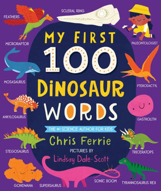 Cover image for 9781728232645 - My First 100 Dinosaur Words
