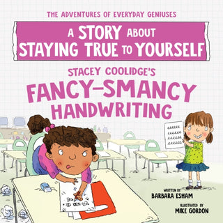 Cover image for 9781728289403 - Stacey Coolidge's Fancy-Smancy Handwriting