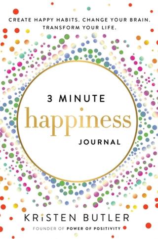 Cover image for 9781737970477 - 3 Minute Happiness Journal