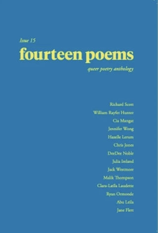 Supplemental image for 9781738487165 - fourteen poems Issue 15: a queer poetry anthology