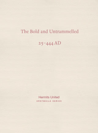Supplemental image for 9781739115661 - The Bold and Untrammelled